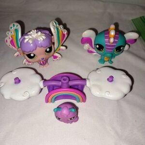 Littlest Pet Shop Fairy Rainbow Shimmering Sky Teeter Totter Set